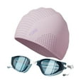 thumbnail image 2 of Gafas de natación con gafas de natación gafas resistentes a agua portátiles Púrpura, 2 of 8