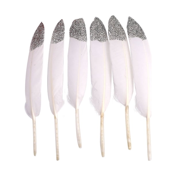 LADIGASU 50Pc Hot Stamping Pluma Artesanía Materiales Dreamcatcher Pendientes Accesorios Diy Ofertas Flash 50Pc Simulación Pluma
