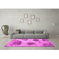 thumbnail image 3 of Ahgly Company Indoor Rectangle Abstract Pink Contemporary Area Rugs, 8' x 10', 3 of 4