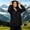 Black, variant on Womens Jackets and Outerwear Hooded Lightweight with Pockets for Travel Walking