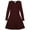 Purple - wine, variant on maison Jules Womens Ribbed Sweater Dress, Black, Small