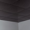 thumbnail image 5 of FASÄDE Diamond Plate Decorative Vinyl 2ft x 2ft Lay in Ceiling Panel in Smoked Pewter (5 Pack), 5 of 5