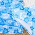 thumbnail image 6 of CAUYDY Children Girl Swimsuits 2 Piece Kids Girls Tankini Bathing Suit Set 8T 9T 10T Teen Girls Bikini Swimwear with Cover Ups Tween Girls Summer Beach Skirt (Sizes 12-13 Years,F02-Blue), 6 of 6