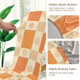 thumbnail image 5 of Yayeee 2 Pack Dining Chair Covers Stretch Parson Chairs Slipcovers Seat Protector, Geometric Pattern, 5 of 6
