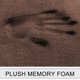 thumbnail image 4 of Juego de alfombras de baño FEELSO de espuma viscoelástica de 3 piezas, color marrón, 4 of 7