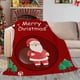 thumbnail image 4 of xihome Manta navideña grande de franela de 150 x 100 cm, suave y gruesa, de polister con estampado navideño. Ideal para regalar., 4 of 6