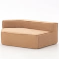 thumbnail image 6 of Demi Bonn Brown Teddy Fleece Single Sofa Chair, Compressed Modular, Wide Seat, All-Foam Support, Tool-Free Assembly, Family & Pets, 6 of 7
