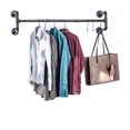 thumbnail image 4 of Wildnix Wall Mounted Drying Rack Clothes Rack with 80kg Load Capacity, Modern Black Iron Frame for Space-Saving and Stylish Storage, 4 of 6
