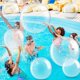 thumbnail image 2 of Pelotas de playa transparentes inflables Sratte de 16 cm, 41 cm, 13 cm, 20 unidades, 2 of 8