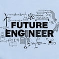 thumbnail image 2 of CafePress - Future Engineer Body Suit - Baby Light Bodysuit, Size Newborn - 24 Months, 2 of 4