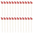 thumbnail image 1 of 100Pcs Creative Disposable Fruit Sticks Bamboo Sticks for Decoration (Red), 1 of 8