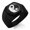 Black, variant on Stainless Steel Floral Yin Yang Engraved Hexagon Crest Flat Top Biker Style Polished Ring