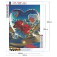 thumbnail image 2 of Diamond Painting 5D DIY Full Round Drill Beach Love Kit Art Home Decor (NH2849), 2 of 9