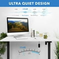 thumbnail image 4 of Mount-It! Electric Standing Desk Frame with Extra-Wide 55" Desktop, White, 4 of 9