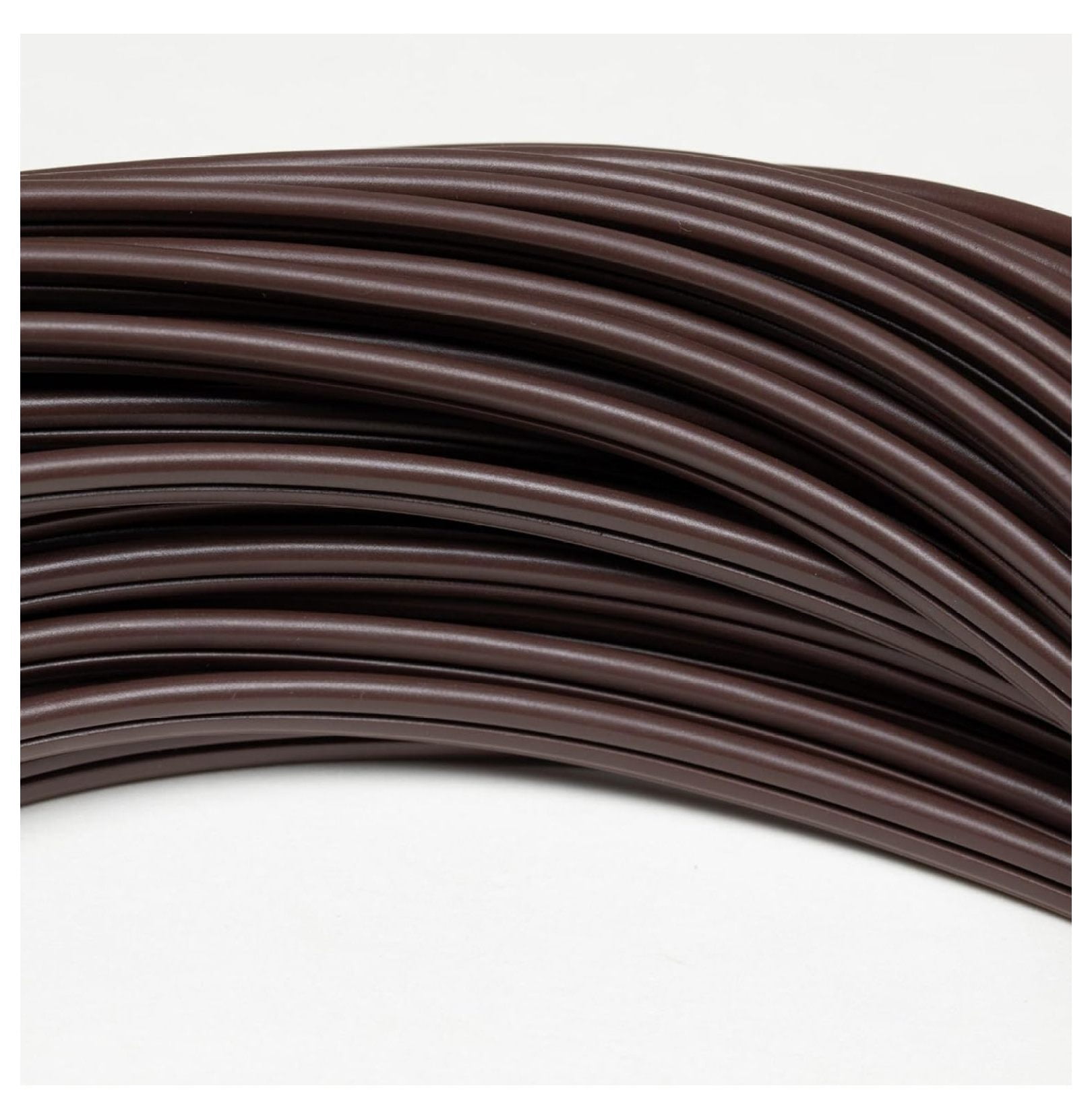 100 Ft Brown SPT-1 Wire, Gauge 2-Conductor Zip Cord SPT-1, Ul Listed, Max 8a 960w