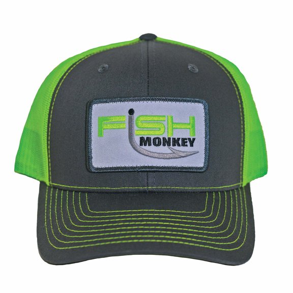 Fish Monkey FM77-CHWH Hat MR Patch