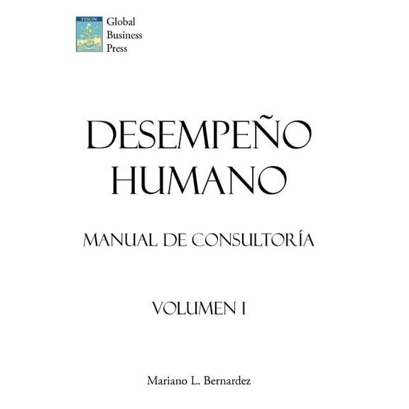 Desempeo Humano: Manual de Consultora (Hardcover)