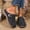 Black, variant on Women's Breathable Closed Toe Mule Sandals Casual Slip On Clogs Summer Casual Year Round Navy 9