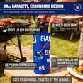 thumbnail image 3 of Botella de Agua Aislada 34oz New York Giants - Team Fan Apparel, 3 of 4