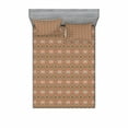 thumbnail image 2 of Colorful Bedding Set with Sheet & Covers, Culture Elements Style Old Fashioned Motif Pattern, Printed Bedroom Decor 2 Shams, 4 Sizes, Multicolor, by Ambesonne, 2 of 3