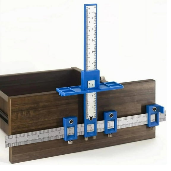 Rongsi Cabinet Hardware Jig, Cabinet Handle Jig, Cabinet Hardware Template Tool, Drawer Pull Jig - Cabinet Jig for Handles and Pulls