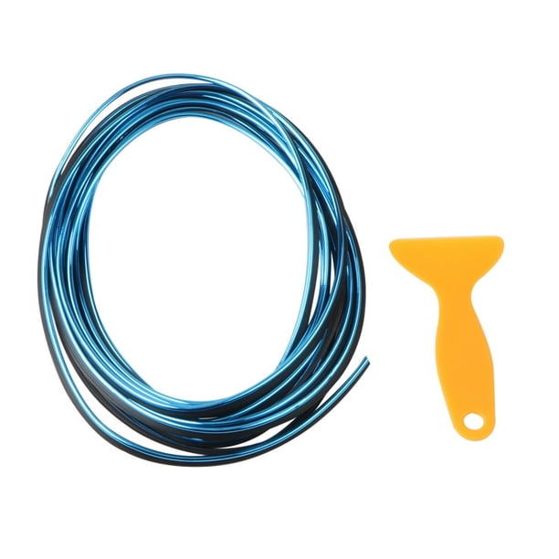 Flexible sello de coche 3/5M moldura de la tira de ajuste Interior desmontable hueco decoración Protector de PVC para Auto coche tablero Panel borde huangjie unisex