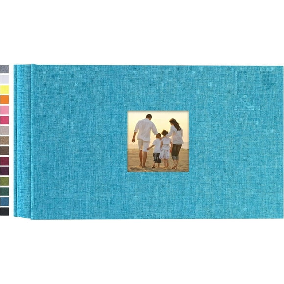 shiyou-Small Photo Album 4x6 100 Photos Linen Cover Picture Photo Book for Family Wedding Anniversary Baby Vacation