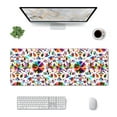 thumbnail image 3 of Disketp Gaming Mouse Pad Mexican Bright Style Pattern Large Mouse Mat Long Extended Desk Pad Non-Slip Rubber Mice Pads Stitched Edges Thin Pad (11.8x31.5 Inch), 3 of 9