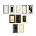 thumbnail image 3 of 10 Piezas Pegatinas Decorativas BLESIY Marco Hueco Estéticas, 3 of 8
