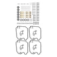 thumbnail image 4 of 82pcs Motorcycle Carburetor Repair Kit Carb Rebuild Set Replacement for YAMAHA FZR600R 19891999 E2U611, 4 of 5