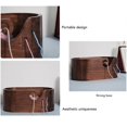 thumbnail image 3 of Yarn Bowl Wooden Oval Shaped Retro Color Knitting Bowl Yarn Holder Home Decor for Crocheting Projects, 3 of 4