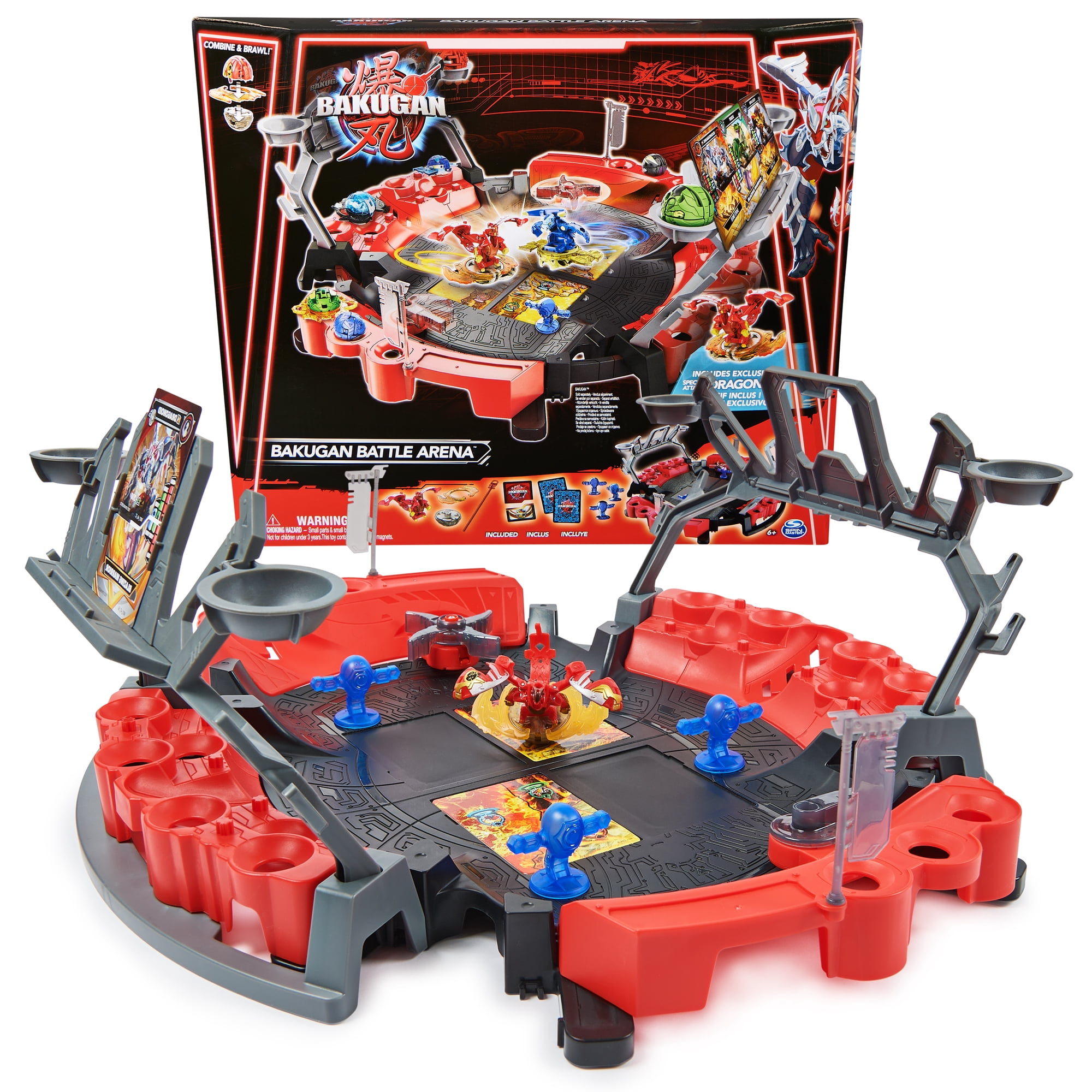 Bakugan Battle Arena Playset with Special Attack (Spinning) Dragonoid Action Figure