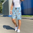 thumbnail image 2 of KLL Cartoon Rocket With Space for Men's 1-Pack Shorts,Sleep Pajama Shorts for Men Soft Pj Shorts Men's Pajama Bottoms Sleepwear -Medium, 2 of 7