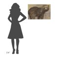 thumbnail image 4 of Global Gallery Albena Hristova 'Backward Glance' Canvas Wall Art, 4 of 4