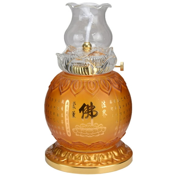 Kerosene Lantern,Oil Lamp Buddha Front Buddha Front Oil Lamp Kerosene Lamp Seamless Integration