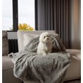 thumbnail image 3 of Luxe Classic Faux Fur Throw | 50"x60" | A, 3 of 4
