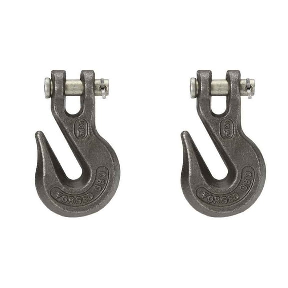 5/16" Grade 80 Clevis Grab Hook - 2 Pack