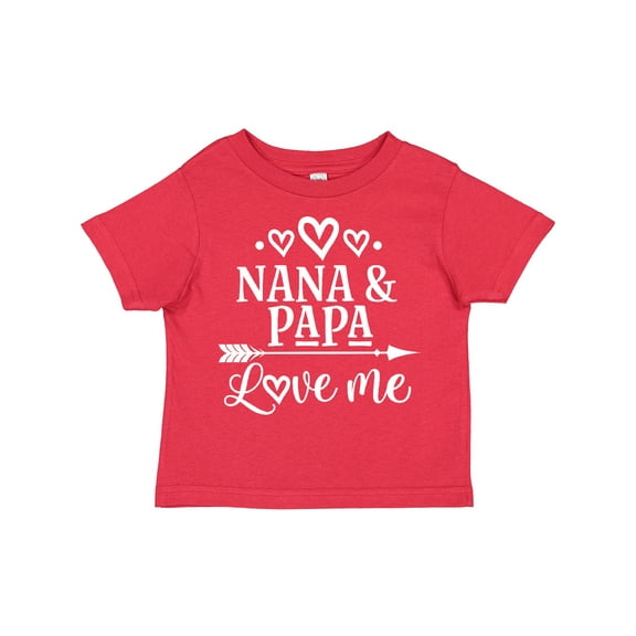 Inktastic Nana Papa Love Me Grandkids Boys or Girls Toddler T-Shirt
