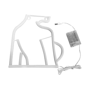 ZZwxWA Tax Week-end gratuit Silhouette féminine LED Lampes Neon Modélisation Barre de la barre de compensation Décoration Lampe suspendue