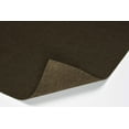 thumbnail image 4 of 4' x 8' Soft and Durable Ribbed Pattern Indoor/Outdoor Area Rugs Lightweight and Flexible for Easy Cleaning and Transport. 100% PET Fiber (Color: Mocha), 4 of 7