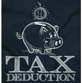thumbnail image 2 of Cute Piggy Bank Tax Deduction Toddler Boy Girl T Shirt Infant Toddler Brisco Brands 2T, 2 of 6