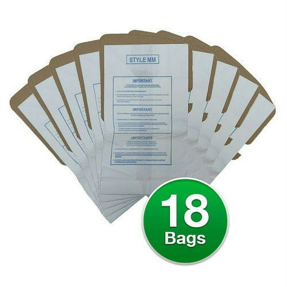 Replacement Type MM Vacuum Bag for Eureka 60295 Bag (2 Pack)