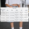 thumbnail image 4 of Girls Jean Shorts High Waist Wide Leg Denim Shorts Casual Summer Fashion Baggy Shorts with Pockets for 13-18 Years, 4 of 8