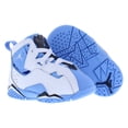 thumbnail image 4 of Nike Jordan True Flight Leather Infant/Toddler Shoes Size 7, Color: White/University Blue/Black, 4 of 5