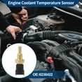 thumbnail image 2 of Sensor de temperatura del refrigerante del motor Unique Bargains No.6238422 Sensor de temperatura del agua para BUICK ENCLAVE 2008-2017 1 Pc, 2 of 6