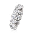 thumbnail image 3 of Ross-Simons 4.00 ct. t.w. CZ Eternity Band in Sterling Silver, Women's, Adult, 3 of 6