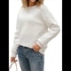 thumbnail image 2 of Suéter de Punto de Larga con Cuello Redondo y Lazo para Mujer, Sin Espalda M, 2 of 10