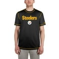 thumbnail image 4 of Men's New Era  Black Pittsburgh Steelers Third Down Puff Print T-Shirt, 4 of 5