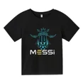 thumbnail image 3 of Camiseta de algodón Messi de verano 2024, ropa para niños, niñas, verano, manga corta, informal, para niños, camisetas deportivas, 3 of 5