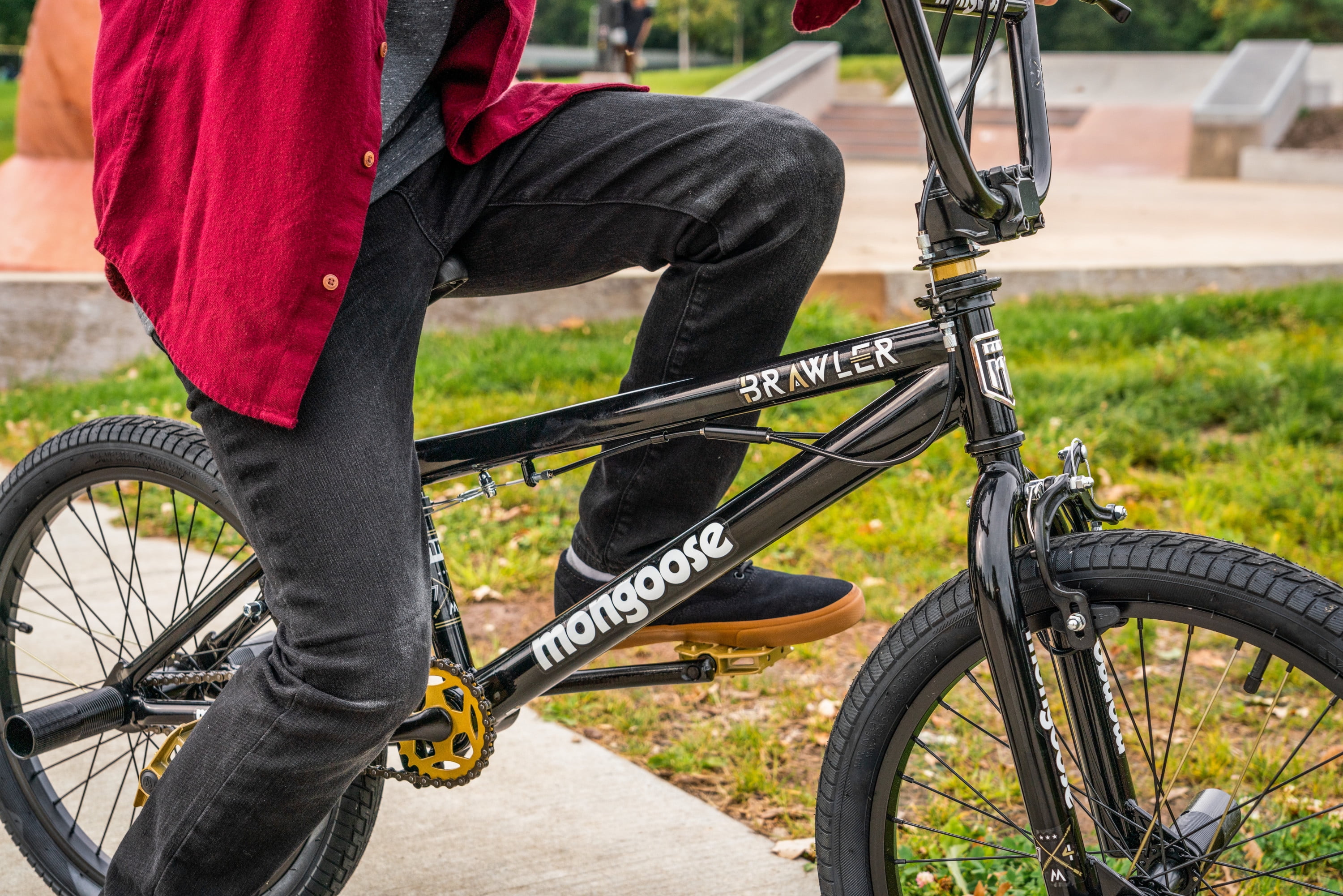 mongoose brawler freestyle bmx bike